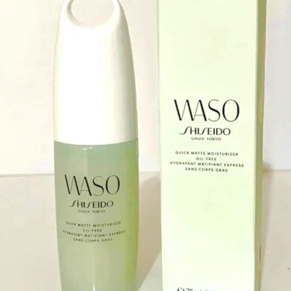 SHISEIDO WASO Quick Matte Moisturizer Oil-Free Hydratant matifiant  75ml 2.5 OZ